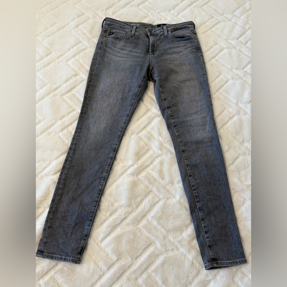 AG Adriano Goldschmied Gray Skinny Jeans - Legging Ankle - Picture 6 of 13